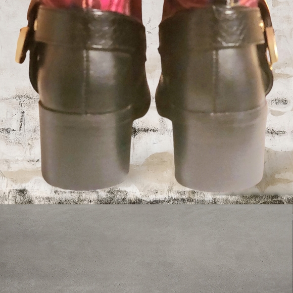 Women PU/TEXT Leather Coated Ankle Boots By Betsy Johnson Size 6.5M - Picture 5 of 10